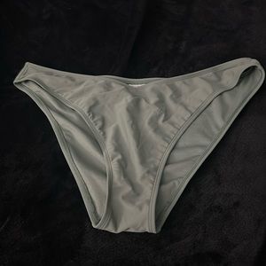 Sage green cheeky bikini bottoms